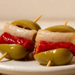 Sardina y tomate seco